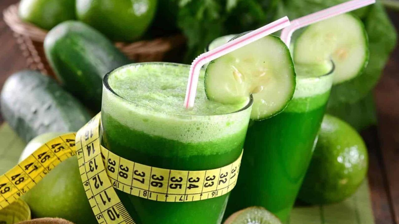 suco detox verde para emagrecer desinchar desintoxicar rapido